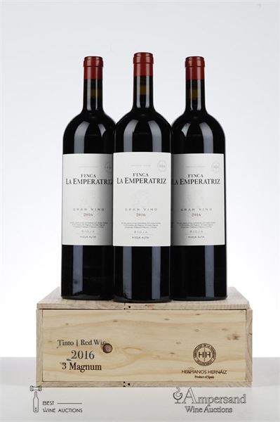 FINCA LA EMPERATRIZ GRAN VINO RESERVA 2016 - Hermanos Hernaiz - 3 Magnums - Owc 3