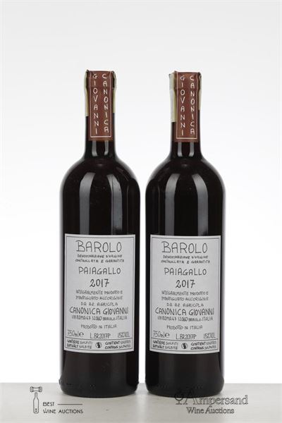 BAROLO PAIAGALLO 2017 - Canonica - 2 Bottles