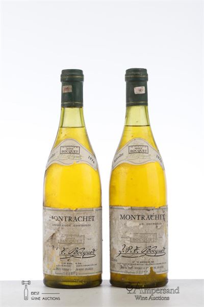 MONTRACHET 1976 - Bocquet - 2 Bottles