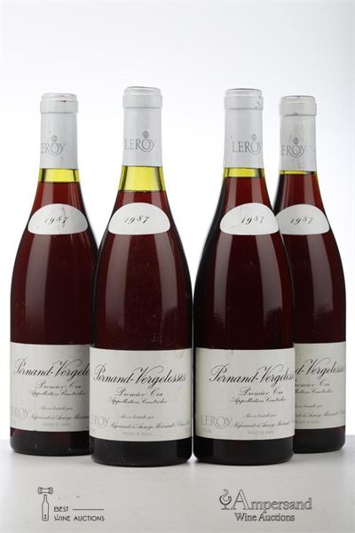 PERNAND VERGELESSES ROUGE 1987 - Leroy - 4 Bottles