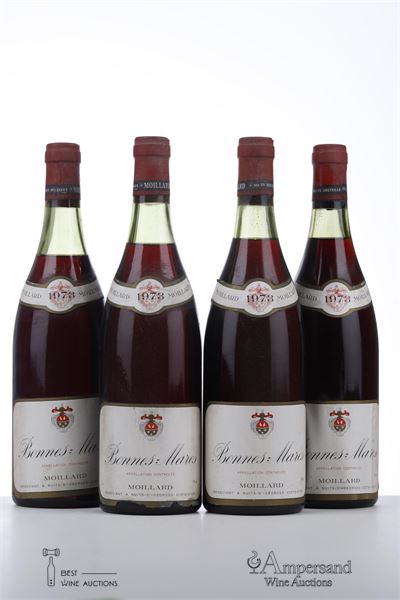 BONNES MARES 1973 - Moillard - 4 Bottles