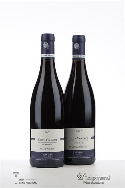 CLOS VOUGEOT LE GRAND MAUPERTUIS 2007 - Anne Gros - 2 Bottles