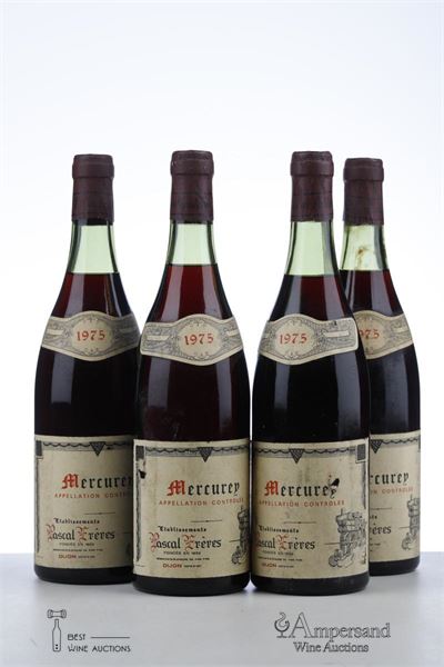 MERCUREY 1975 - Pascal Freres - 4 Bottles