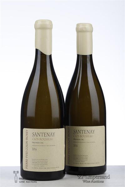 SANTENAY BLANC CLOS ROUSSEAU 2016 - Pierre Yves Colin Morey - 2 Bottles