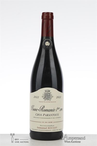 VOSNE ROMANEE CROS PARANTOUX 2022 - Emmanuel Rouget - 1 Bottle