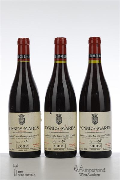 BONNES MARES 2002 - Comte de Vogue - 3 Bottles