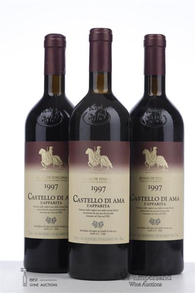 L'APPARITA 1997 - Castello di Ama - 3 Bottles