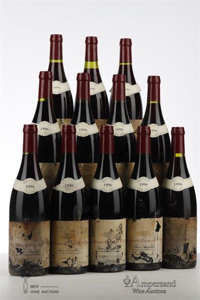 NUITS ST GEORGES AUX ARGILLAS 1996 - Chauvenet Chopin - 12 Bottles