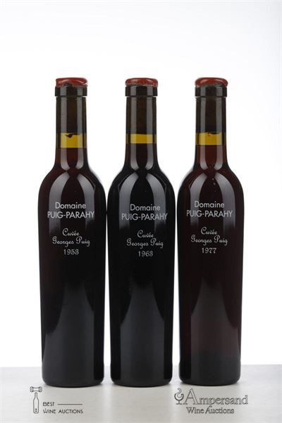 RIVESALTES CUVEE GEORGES PUIG 1953+1963+1977 MIXED - Puig Parahy - 3 x 0,375Ltr