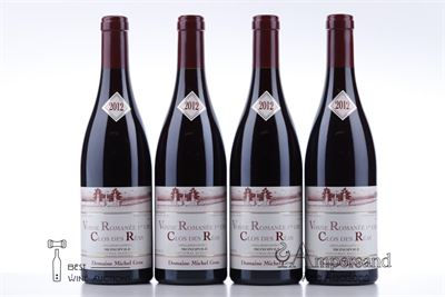 VOSNE ROMANEE CLOS DE REAS 2012 - Michel Gros - 4 Bottles