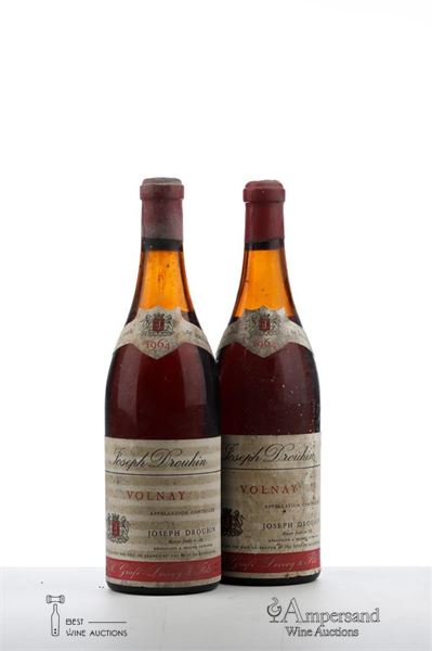 VOLNAY 1964 - Joseph Drouhin - Grafe Lecocq - 2 Bottles