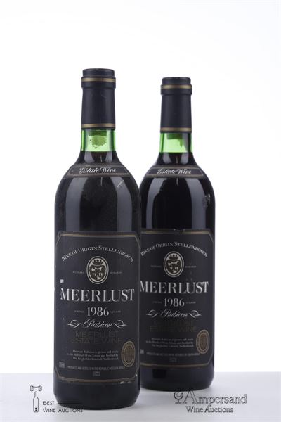 MEERLUST RUBICON 1986 - Meerlust Estate - 2 Bottles