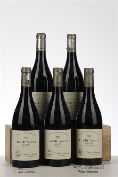 CLOS VOUGEOT 2016 - Camille Giroud - 5 Bottles