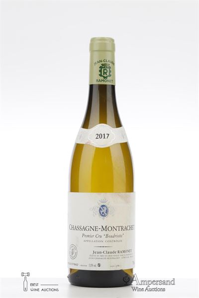 CHASSAGNE MONTRACHET BLANC BOUDRIOTTE 2017 - Ramonet - 1 Bottle