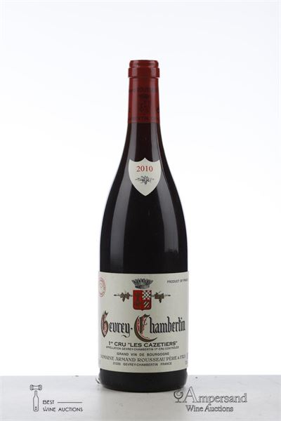 GEVREY CHAMBERTIN LES CAZETIERS 2010 - Armand Rousseau - 1 Bottle
