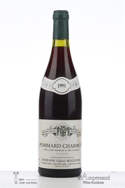 POMMARD CHARMOTS 1991 - Gabriel Bouchard - 1 Bottle