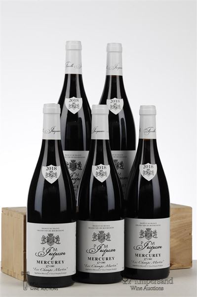 MERCUREY LES CHAMPS MARTINS 2018 - Jacqueson - 5 Bottles