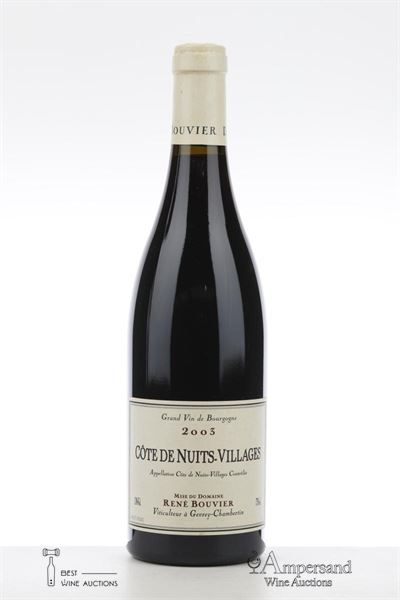 COTE DE NUITS VILLAGES 2003 - Rene Bouvier - 1 Bottle