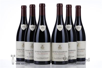 GEVREY CHAMBERTIN LES CAZETIERS 2005 - Philippe Naddef - 6 Bottles
