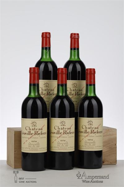 LEOVILLE POYFERRE 1974 - Mc - 5 Bottles