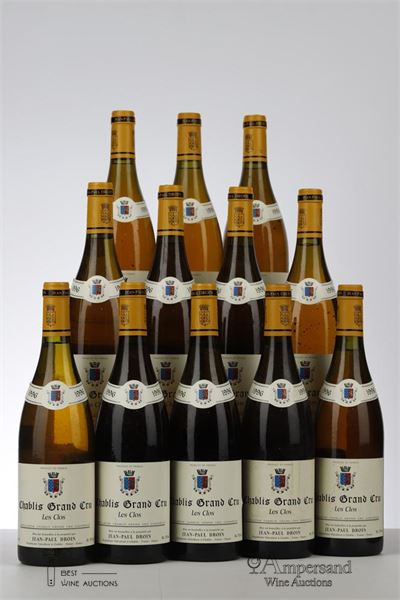 CHABLIS LES CLOS 1996 - Jean Paul Droin - 12 Bottles - Oc 12