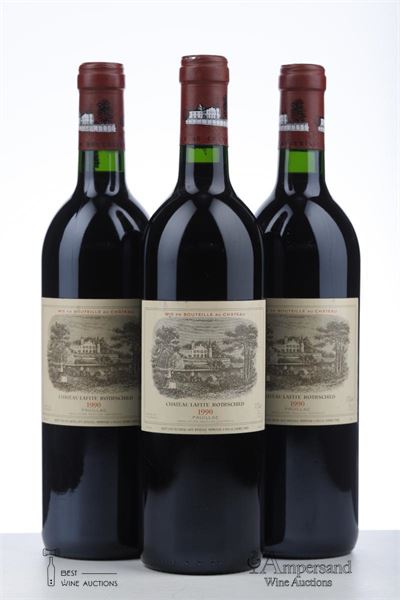 LAFITE ROTHSCHILD 1990 - Mc - 3 Bottles
