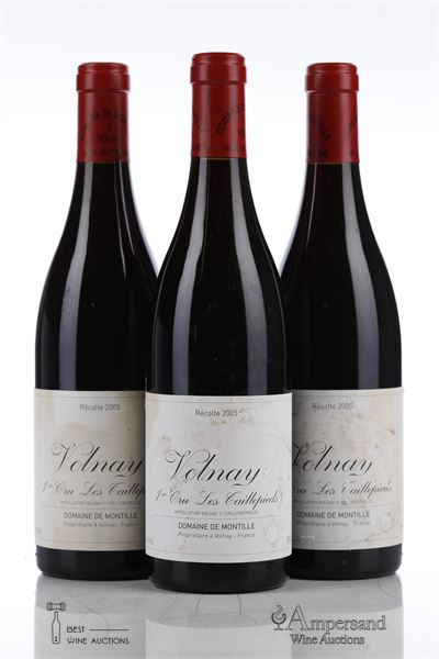 VOLNAY LES TAILLEPIEDS 2005 - Domaine de Montille - 3 Bottles