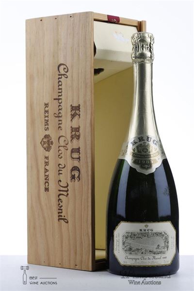 KRUG CLOS DU MESNIL 1985 - Krug - 1 Bottle - Owc 1 toplid missing