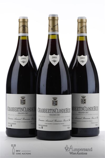 CHAMBERTIN CLOS DE BEZE 2005 - Armand Rousseau - 3 Magnums