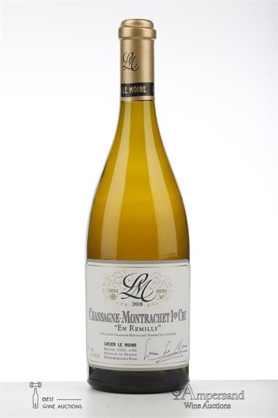 CHASSAGNE MONTRACHET BLANC EN REMILLY 2018 - Lucien Le Moine - 1 Bottle