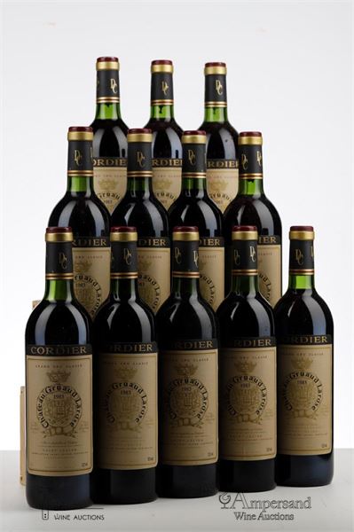 GRUAUD LAROSE 1983  - 12 Bottles