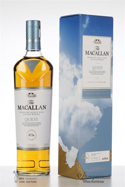 MACALLAN QUEST NV - Macallan - The Quest Collection - European & American Oak Cask - 40% - 1 Bottle - Oc 1