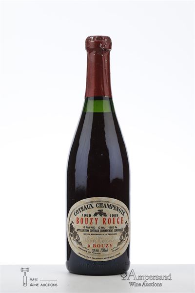 COTEAUX CHAMPENOIS BOUZY ROUGE 1989 - Alain Vesselle - 1 Bottle