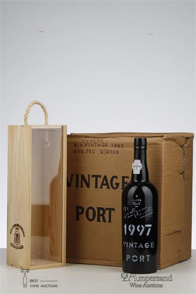 REAL VINICOLA VINTAGE PORT 1997 - Real Vinicola - 6 Bottles - Owc 1