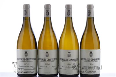 MEURSAULT GENEVRIERES Comtes Lafon 1994 - 4 Bottles