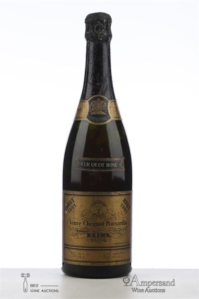 VEUVE CLICQUOT BRUT ROSE 1961 - Veuve Clicquot - 1 Bottle
