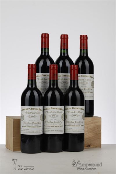 CHEVAL BLANC 1990 - Mc - 6 Bottles - Owc 12