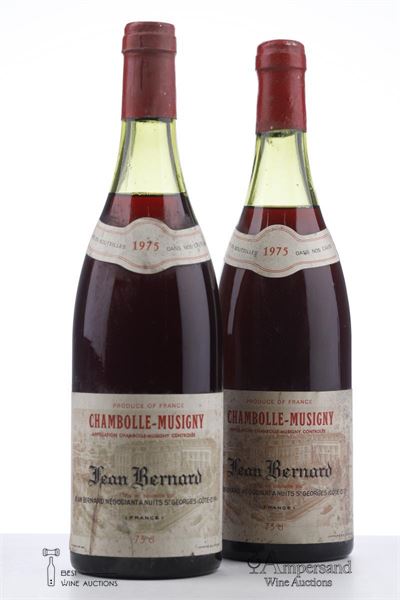 CHAMBOLLE MUSIGNY 1975 - Jean Bernard - 2 Bottles