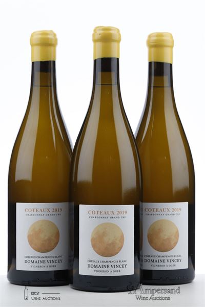 COTEAUX CHAMPENOIS BLANC 2019 - Domaine Vincey - 3 Bottles