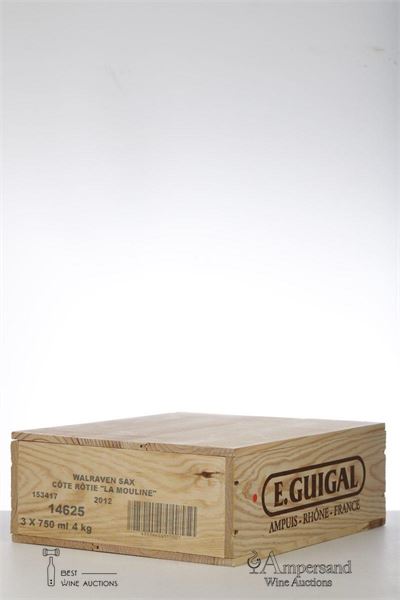 COTE ROTIE LA MOULINE 2012 - Guigal - 3 Bottles - Owc 3