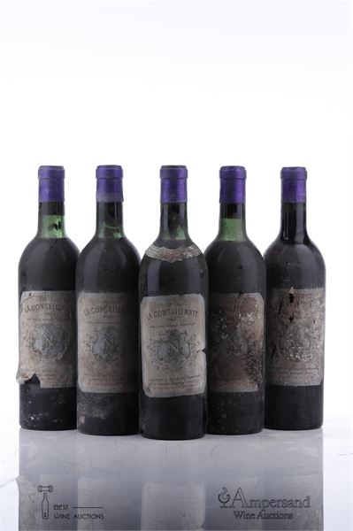 LA CONSEILLANTE 1964 - 5 Bottles