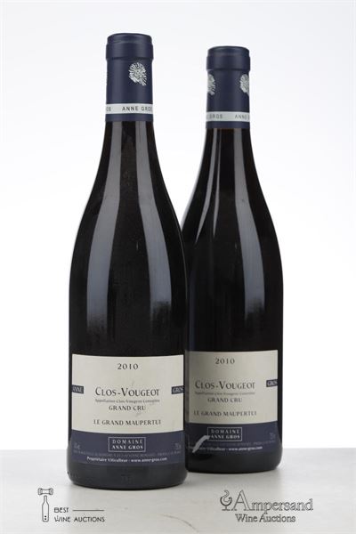 CLOS VOUGEOT LE GRAND MAUPERTUI 2010 - Anne Gros - 2 Bottles