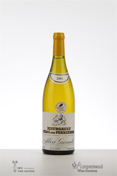 MEURSAULT CLOS DES PERRIERES 2001 - Albert Grivault - 1 Bottle