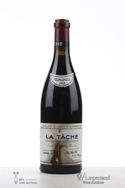 LA TACHE 1998 - Domaine de La Romanee Conti - 1 Bottle