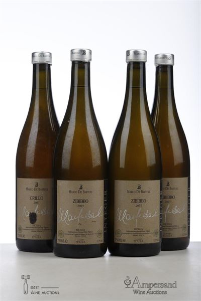 ZIBIBBO 3* + GRILLO 1* 2007 - Marco De Bartoli - 4 Bottles