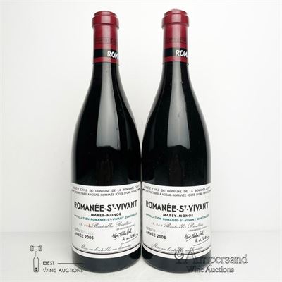 ROMANEE ST VIVANT 2006 - Domaine de la Romanee Conti - 2 Bottles