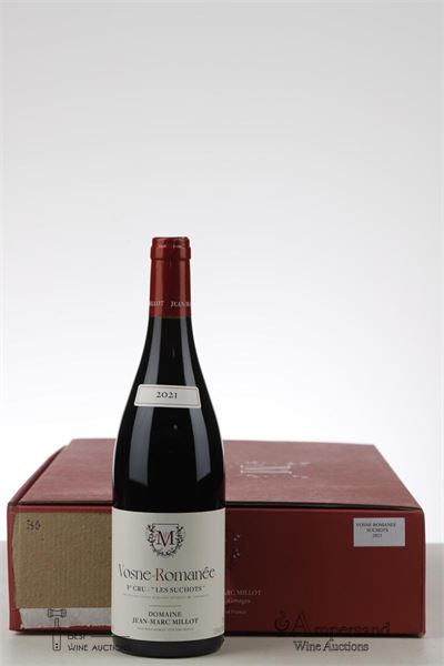 VOSNE ROMANEE LES SUCHOTS 2021 -  Jean Marc Millot - 6 Bottles - Oc 6