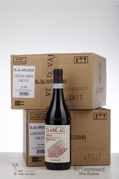 CLARE J.C. LANGHE NEBBIOLO 2017 - G.D. Vajra - 12 Bottles - Oc 6