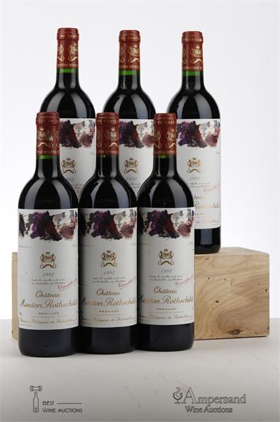 MOUTON ROTHSCHILD 1992 - Mc - 6 Bottles