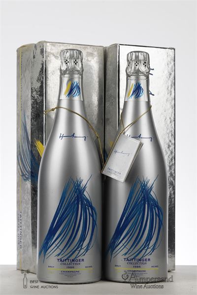 TAITTINGER COLLECTION HARTUNG 1986 - Taittinger - 2 Bottles - Oc 1